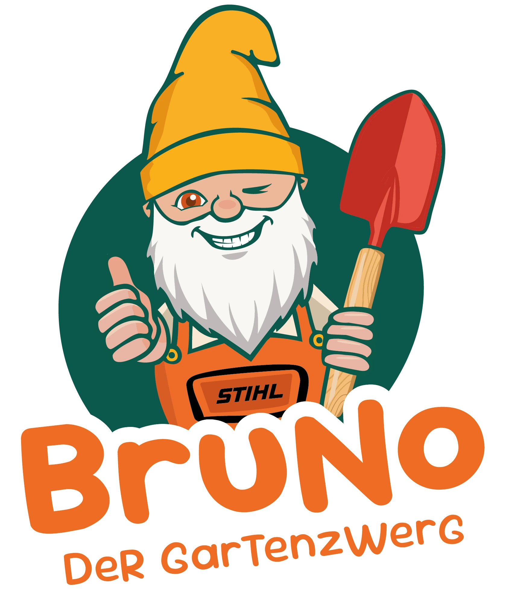 Logo - Bruno der Gartenzwerg